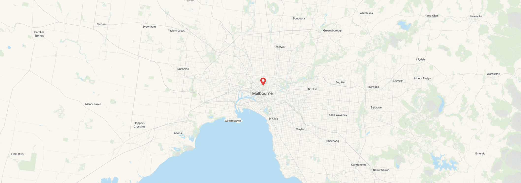 Map showing Gopica office location